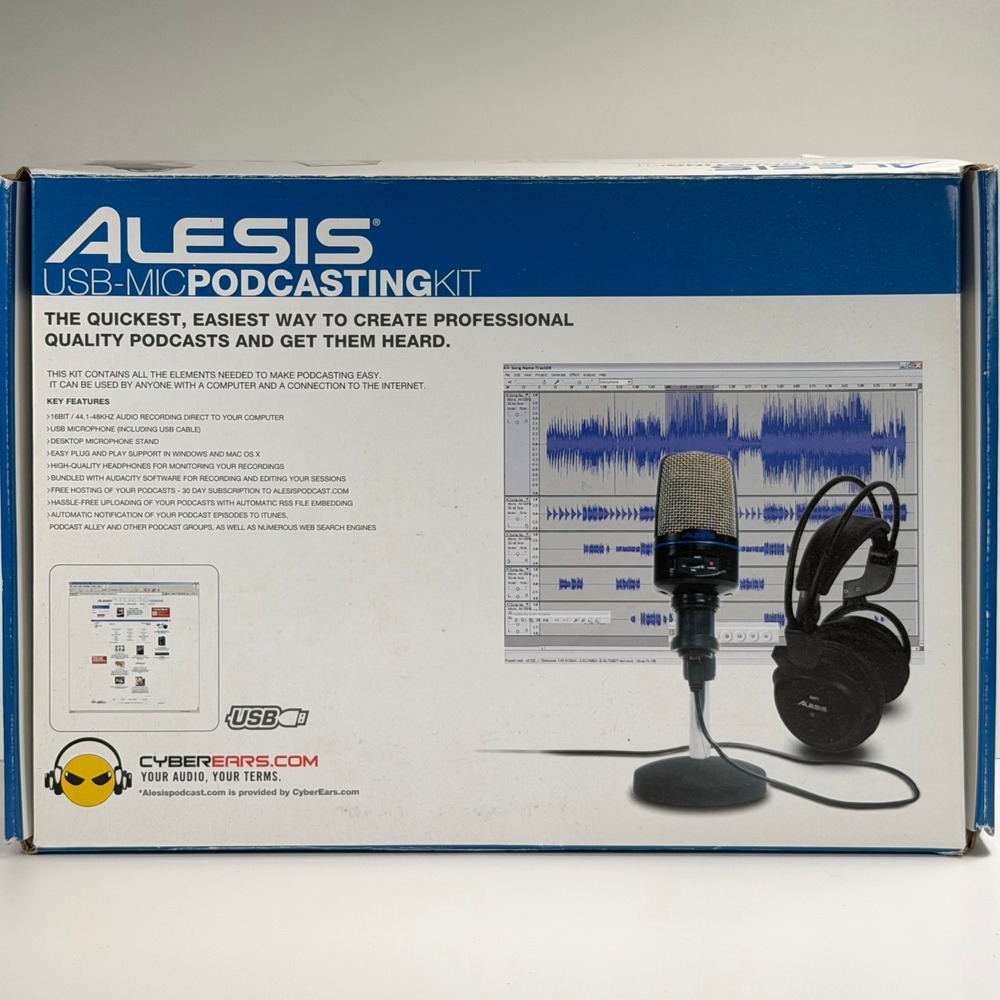 Alesis‎ USB-MIC Podcasting Kit Professional Studio Set AM01 New In Box
